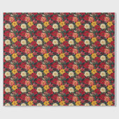 Papier Cadeau Amateurs de fleurs (Plat)
