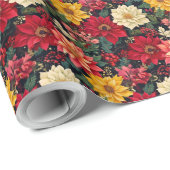 Papier Cadeau Amateurs de fleurs (Coin rond)