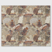 Papier Cadeau Amateurs de livres et écrivains (Plat)