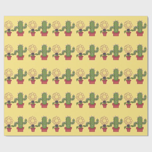 Papier Cadeau Amateurs plantes (Plat)