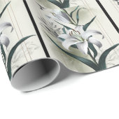 Papier Cadeau Amazon Lily Art - Style or & Scandi (Coin rond)