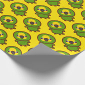 Papier Cadeau Amazone à ailes orange (Coin)