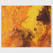 Papier Cadeau Amber stone texture (Plat)