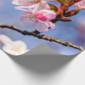 Papier Cadeau Ambiance Des Fleurs De Sakura Frais (Coin)
