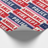 Papier Cadeau Ambulance de police des incendies Thunder_Cove (Coin)