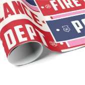 Papier Cadeau Ambulance de police des incendies Thunder_Cove (Coin rond)