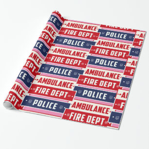 Papier Cadeau Ambulance de pompiers Thunder_Cove