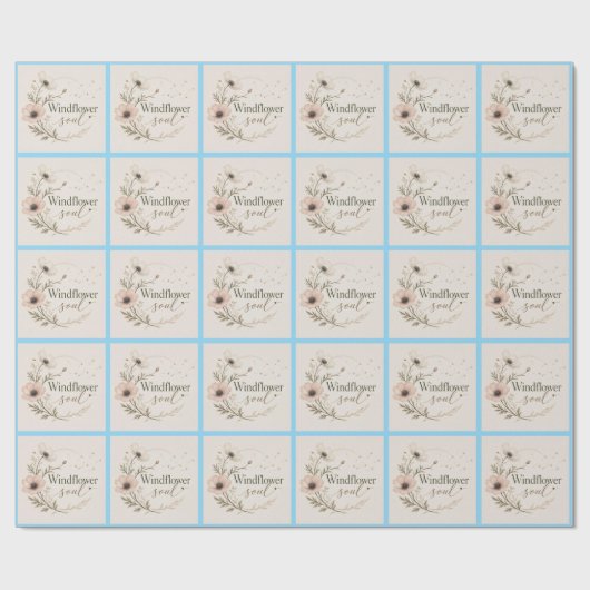 Papier Cadeau Âme de Windflower (Plat)