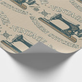 Papier Cadeau Âme Vintage Couture Moderne (Coin)