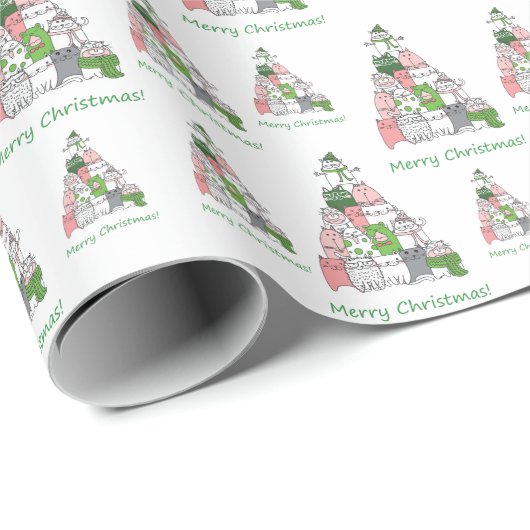 Papier Cadeau Amène-toi un petit Noël de Furry ! (Coin rond)