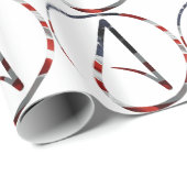 Papier Cadeau Américain athée (Coin rond)