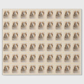 Papier Cadeau American English Coonhound Paining - Art original (Plat)