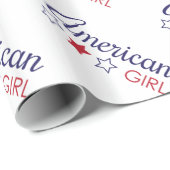 Papier Cadeau American Girl Stars (Coin rond)