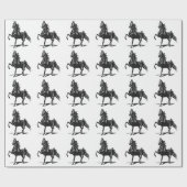 Papier Cadeau American Saddlebred (Plat)
