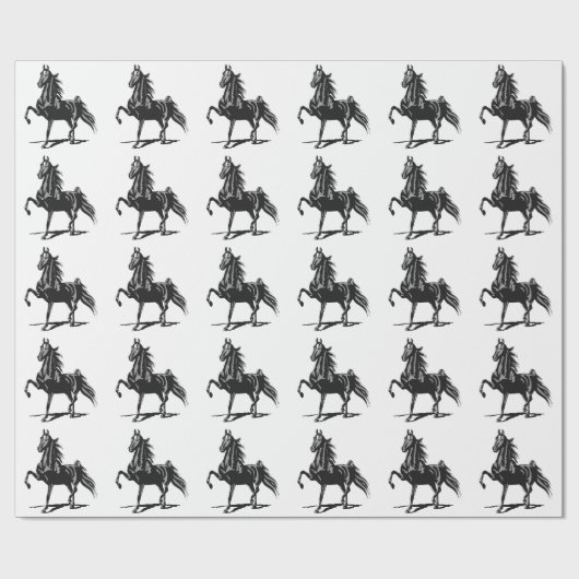 Papier Cadeau American Saddlebred (Plat)