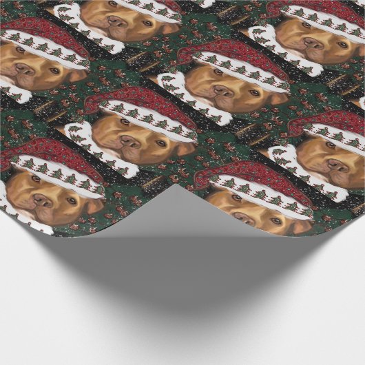 Papier Cadeau American Staffordshire Terrier (Coin)