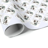 Papier Cadeau American Staffordshire Terrier History, (Coin rond)