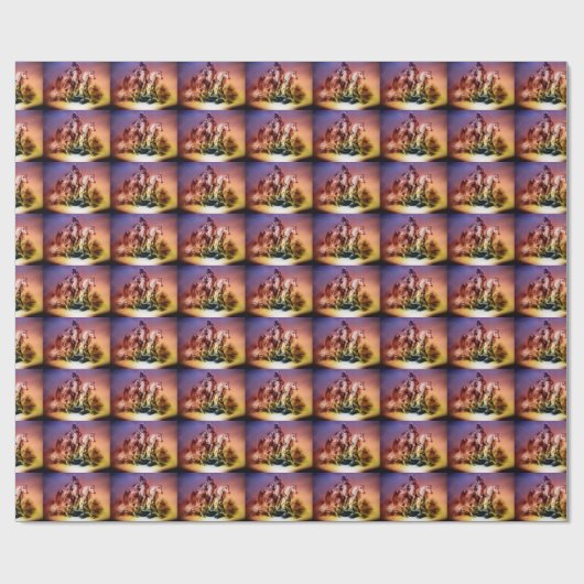 Papier Cadeau Amérindien (Plat)