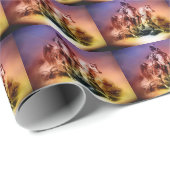 Papier Cadeau Amérindien (Coin rond)