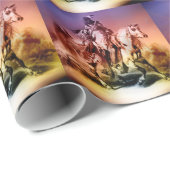 Papier Cadeau Amérindien (Coin rond)