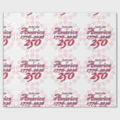 Papier Cadeau Amérique 250 (Plat)
