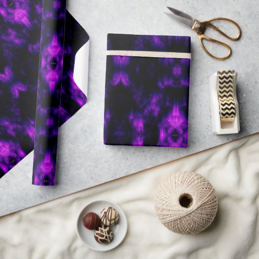 Papier Cadeau Améthyste Abstrait (Artisanat)