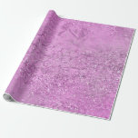 Papier Cadeau Améthyste Lavande Vitre violet Abstrait métallique<br><div class="desc">florenceK décoration luxueuse et contemporaine</div>