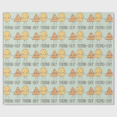 Papier Cadeau Ami amusant chips (Plat)