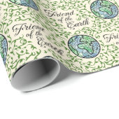 Papier Cadeau Ami de la Terre (Coin rond)