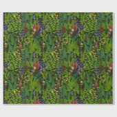 Papier Cadeau Amimies et plantes des bois (Plat)