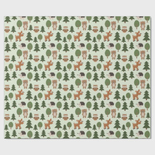 Papier Cadeau Amis de la forêt naturelle