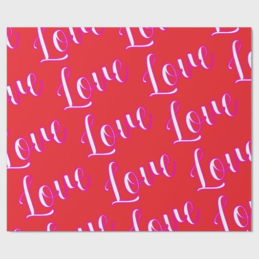 Papier cadeau "Amour" (Plat)