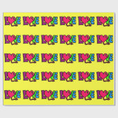Papier Cadeau Amour (Plat)