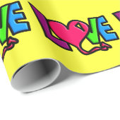 Papier Cadeau Amour (Coin rond)