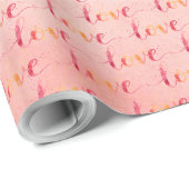 Papier Cadeau Amour (Coin rond)