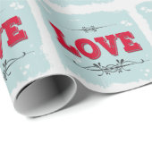 Papier Cadeau Amour (Coin rond)