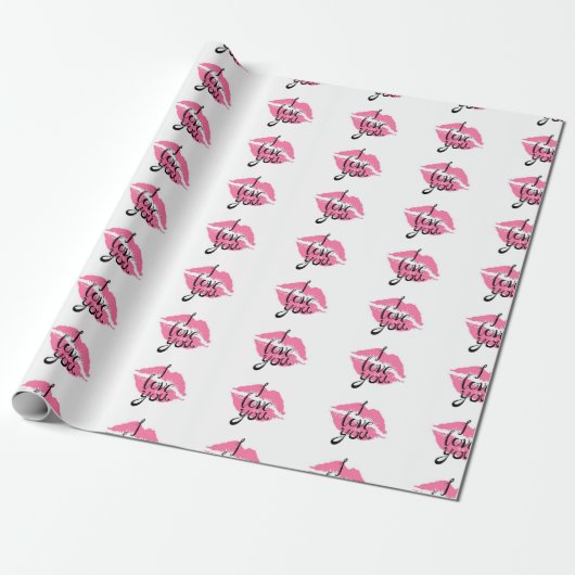 Papier Cadeau Amour (Déroulé)