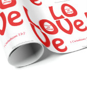 Papier Cadeau Amour (Coin rond)