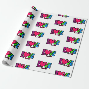 Papier Cadeau Amour