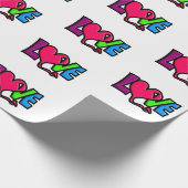 Papier Cadeau Amour (Coin)