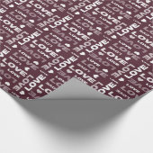 Papier Cadeau Amour (Coin)