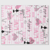 Papier Cadeau Amour (Plat)