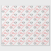 Papier Cadeau Amour (Plat)