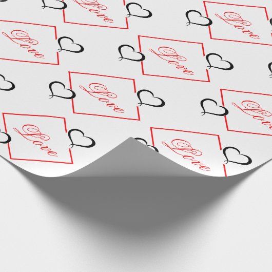 Papier Cadeau Amour (Coin)