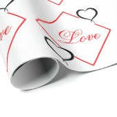 Papier Cadeau Amour (Coin rond)