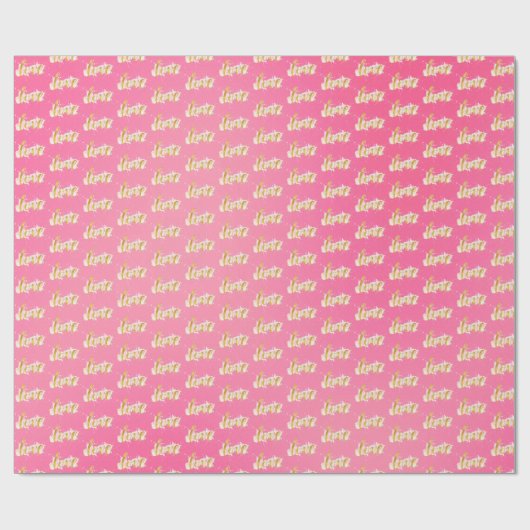 Papier Cadeau Amour (Plat)