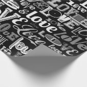 Papier Cadeau Amour 4 (Coin)