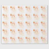 Papier Cadeau Amour à Premier SPRITZ Réception de Mariage Modern (Plat)