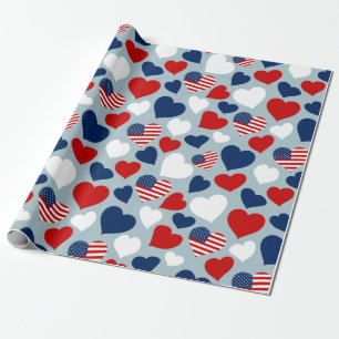 Papier Cadeau Amour américain