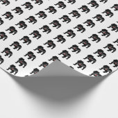 Papier Cadeau Amour anglais de bouledogue (Coin)